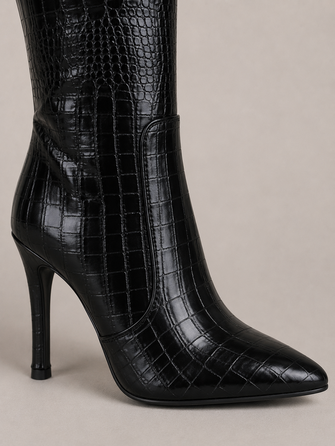 BOTA CROCO NOIR